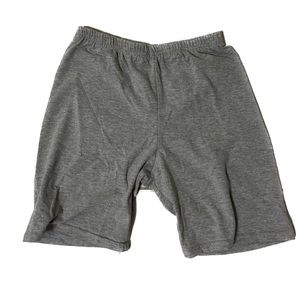 Light grey biker shorts from an IG store